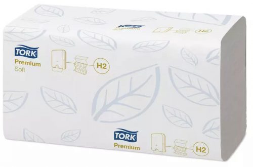 Tork kéztörlő H2 Premium Interfold, soft, 2r., 150lap/csg, 21csg/karton