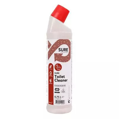 Sure Toilet Cleaner toalett tisztítószer, növényi alapú, 100% lebomló 750ml (6db/karton)