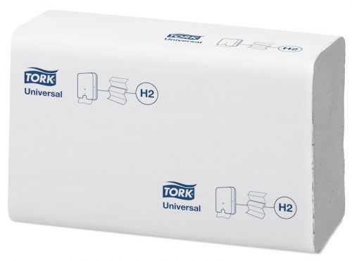 Tork kéztörlő H2 Universal Interfold,  2r., 237lap/csg, 20csg/karton