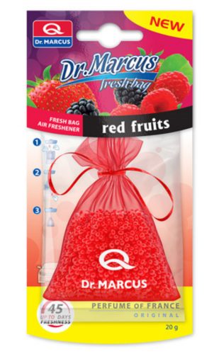 Dr. Marcus Fresh bag zsákos autóillatosító 20g (15db/karton) red fruits