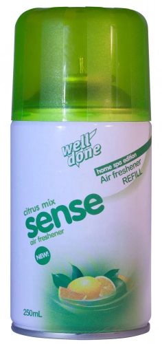 Well Done Sense légfrissítő utántöltő 250ml (12db/karton) Citrus mix