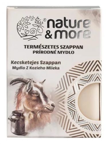 Well Done Nature&more természetes szappan 100g (48db/karton) kecsketejes