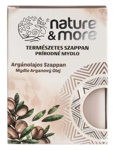 Well Done Nature&more természetes szappan 100g (48db/karton) argánolajos