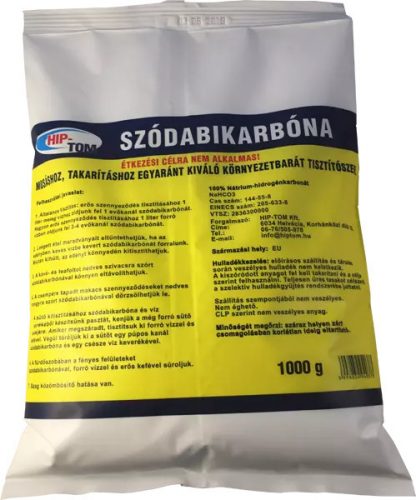 Hip-Tom szódabikarbóna 1kg (20csg/karton, 480csg/raklap)