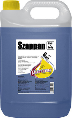 Clean Center Soft hair&body sampon, tusfürdő szappan 5L