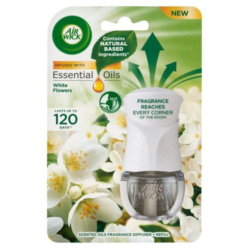 Air Wick elektromos illatosító készülék+utántöltő 19ml (6csg/karton) white flowers