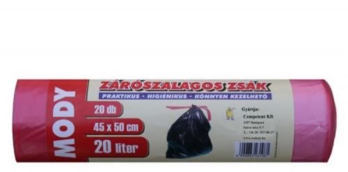 Szemeteszsák Massive zárószalagos (20db/tek, 20L, 45X50cm, 25tek/karton)