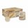 Lucart ECO Natural Cardboard Core tekercses törlő 2 rétegű 155m 6 tekercs/karton, 40 karton/raklap