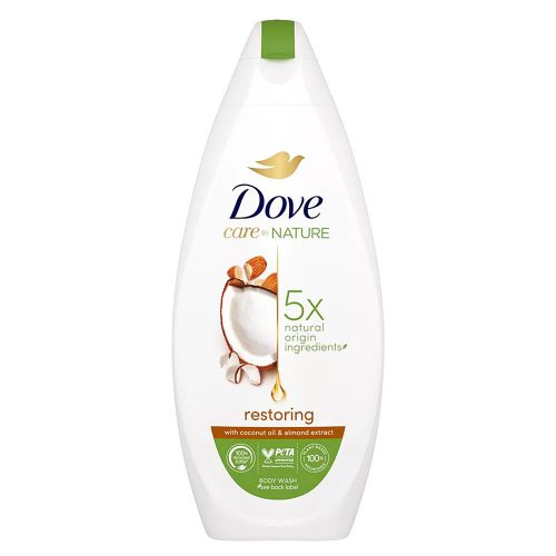 Dove tusfürdő 400ml (12db/karton) restoring ritual kókuszolaj és mandulatej