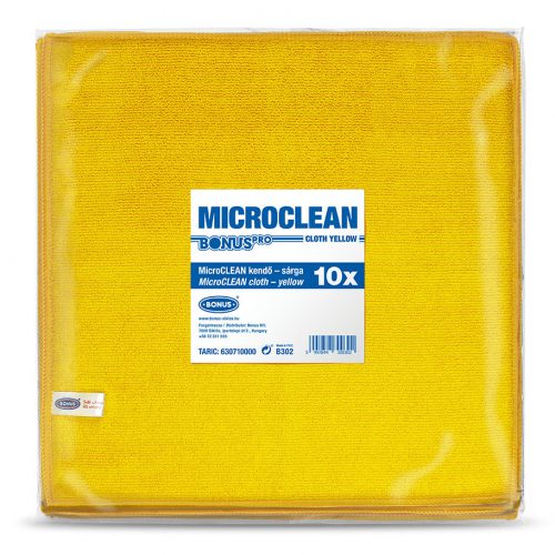 BonusPRO MicroCLEAN kendő sárga 10db/csg (5csg/karton)