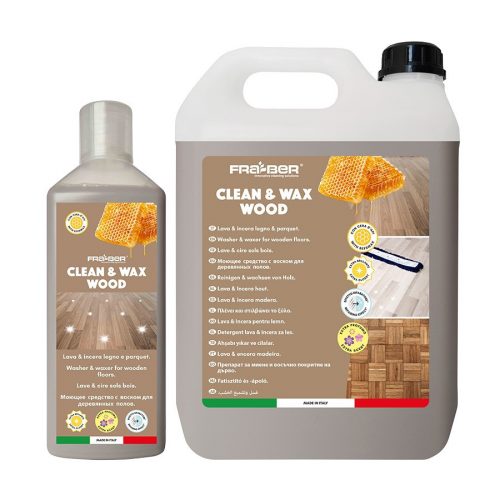 Fra-Ber Clean&Wax Wood 1000ml - tisztító- és ápolószer fa felületekre