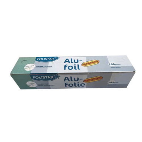 Folistar alufólia 200m/44cm tépőéllel ellátott dobozban (4tek/karton)