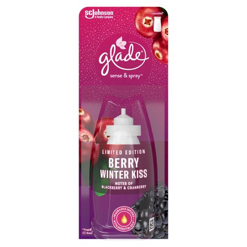 Glade Sense and Spray automata légfrissítő utántöltő 18 ml - Berry Winter KIss LIMITÁLT KIADÁS!