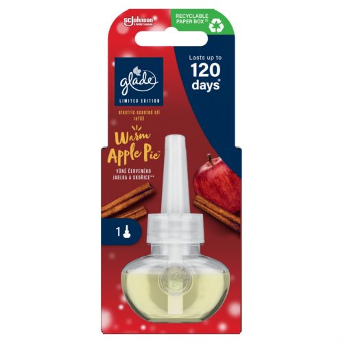 Glade elektromos légfrissítő utántöltő 20ml  Warm Apple Pie LIMITÁLT KIADÁS!